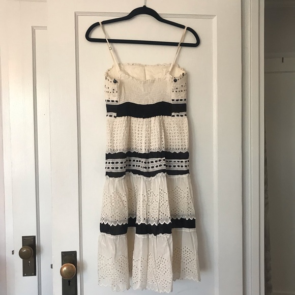 BCBG White Eyelet Dress - Picture 2 of 3